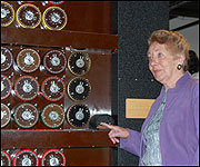 Jean Valentine with the Bombe in more recent times