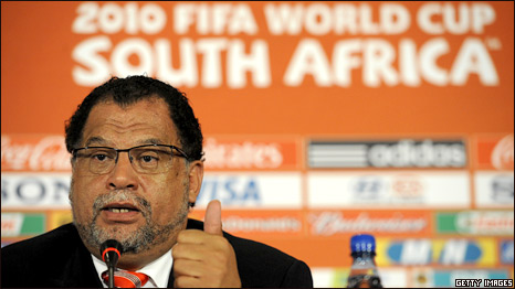 The head of the South African World Cup organising committee, Danny Jordaan