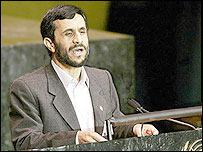 ایران کے صدر محمود احمدی نژاد 