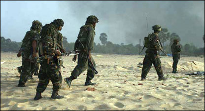 Sri Lanka army in the battlefield (file photo)