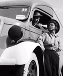 Ambulance crew, Fulham, 1941