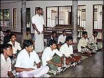 Rehabilitation camp in Sri Lanka