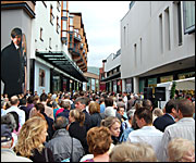 Crowds at Princesshay