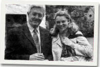 Michael Aspel a Ffion Williams