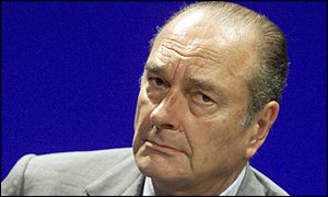 Francouzský prezident Jacques Chirac