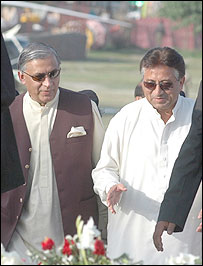 مشرف اور شوکت عزیز