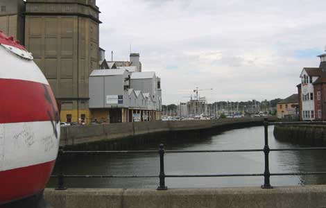 The view from Stoke Bridge