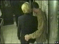 Imagens da princesa Diana e Dodi Al-Fayed