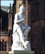 Burns statue, Dumfries