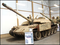An Iraqi tank