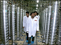 ایرانی صدر نتانز میں