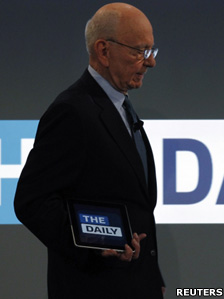 Rupert Murdoch with iPad