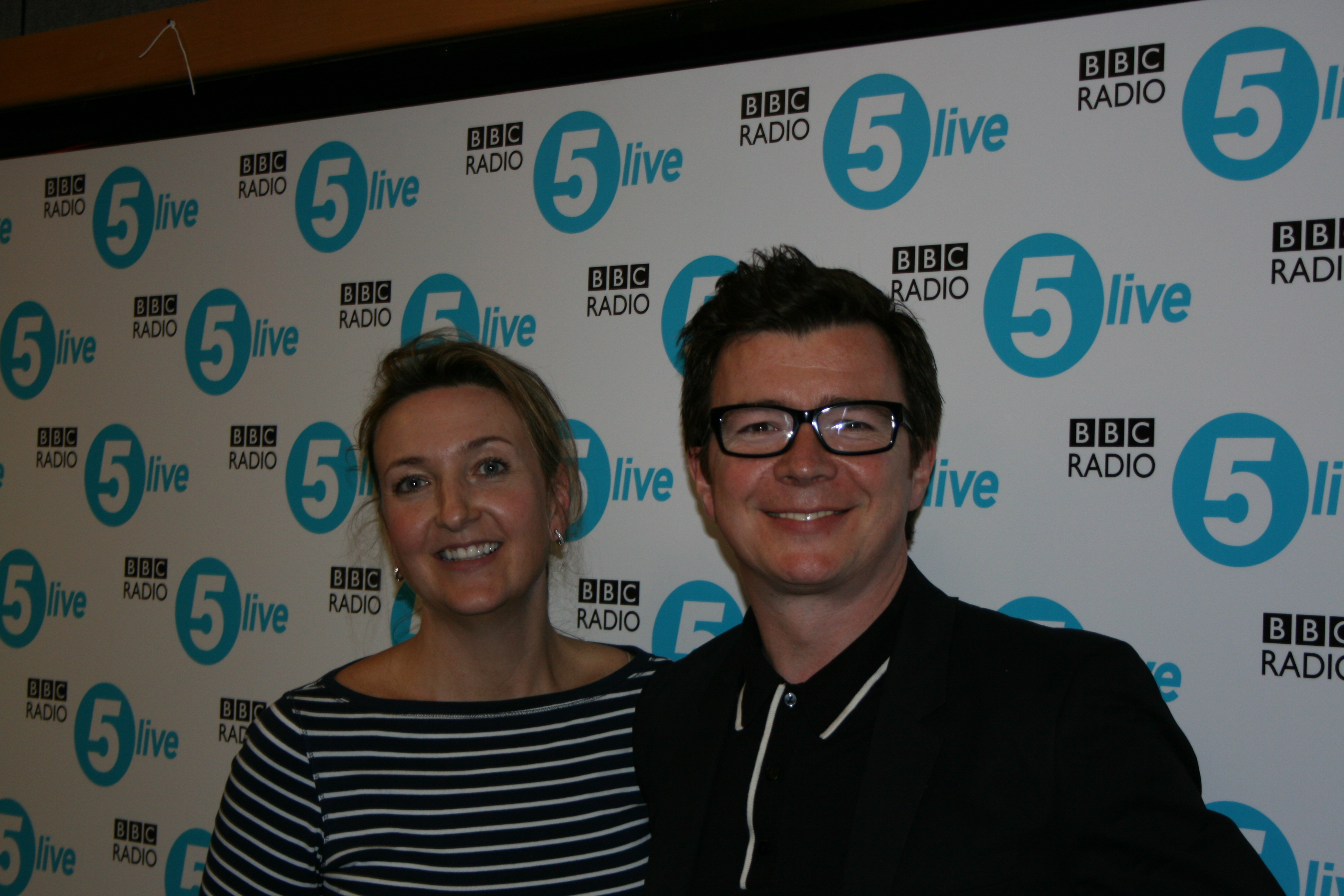 Victoria with Rick Astley Victoria with Rick Astley