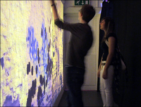 Both get involved in the graffiti element