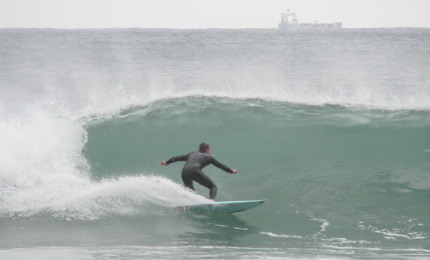 Carl Russell. Portrush Nov 06. Pic: Ger