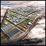 Representação artística do projeto da cidade de Masdar (Foto: Foster + Partners) 