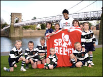 Children in Nottingham help launch Sport Relief