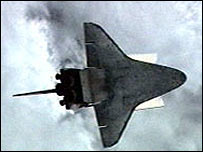 اين عکس را خدمه آی اس اس از ديسکاوری گرفتند