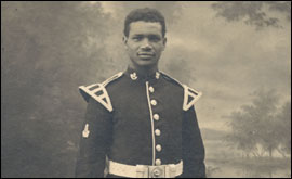 Jimmy Durham in uniform 1909