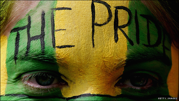 A Norwich City supporter.