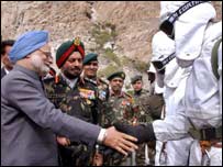 منموہن سنگھ سیاچن میں