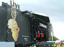 The Live 8 stage