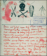 A letter from someone claiming to be Jack the Ripper