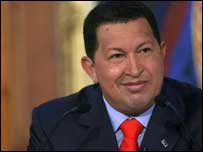 O presidente da Venezuela, Hugo Chávez, em foto de arquivo