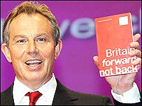 تونی بلر و مانيفست انتخاباتی حزب کارگر 