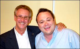 Tony Christie and Toby Foster