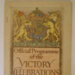 Programme for VE Day Street Celebrations - June 1946
