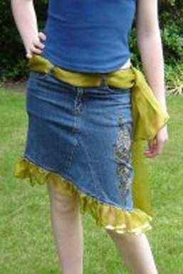 Natural inspired boho skirt