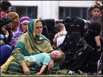 स्वात से लोगों का पलायन