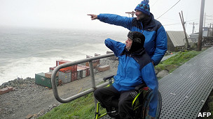 Philippe Croizon y Arnaud Chassery