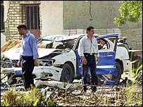 बग़दाद में पुलिसकर्मी