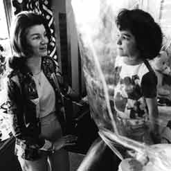 David Vetter - The original "Bubble Boy" - with his mother.