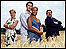 The cast of the BBC TV series 'Down to Earth'