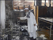 سوات میں کئی سکولوں کو بالکل جلا دیا گیا ہے