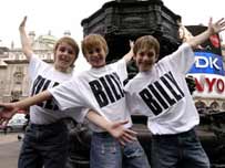 The young leads of Billy Elliot - the Musical