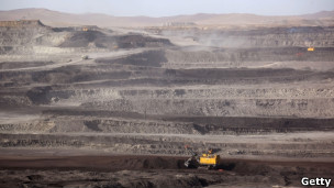 内蒙霍林郭勒一个煤矿