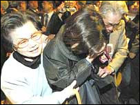 خانواده قربانيان سانحه قطار 