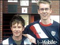 Michael Davis and friend