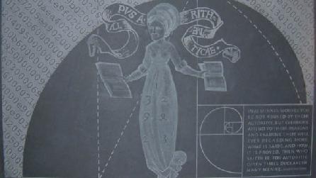 The Robert Recorde Memorial at Swansea University's Computer Science Department