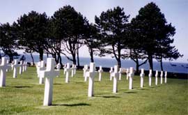 graves in Normandy