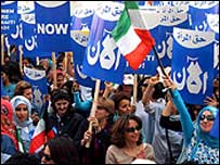 Demonstrace kuvajtských žen (ilustrační foto)