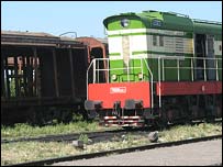 Stacioni i trenit në Elbasan