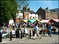 Chesterfield town centre