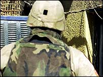 Americký voják v bagdádském Sadr City