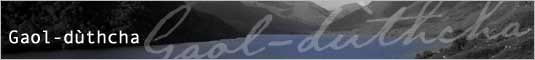 Gaol-dùthcha