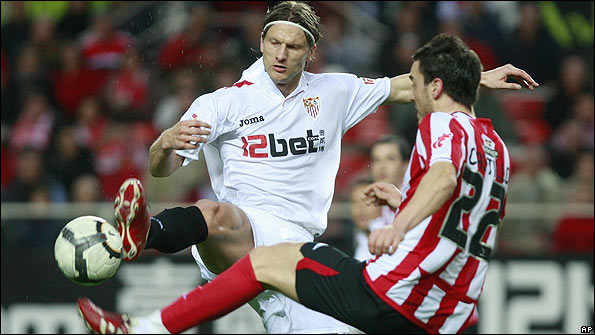 Sevilla's Marius Stankevicius